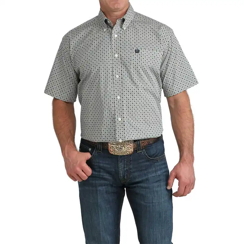 Cinch Men‘s Classic Short Sleeve Multi Print Shirt
