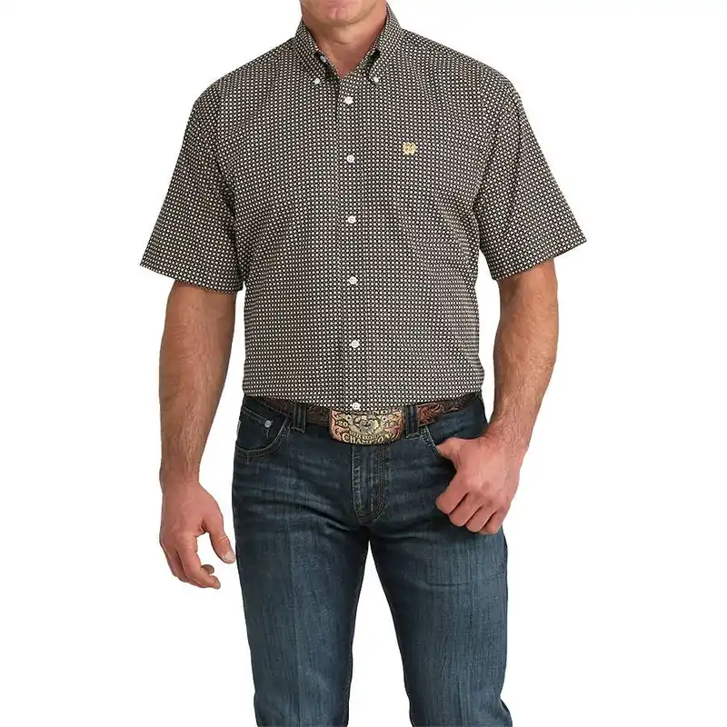 Cinch Men‘s Classic Short Sleeve Multi Print Shirt