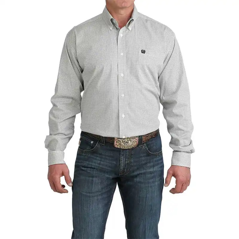 Cinch Men‘s Classic Long Sleeve Plaid Shirt