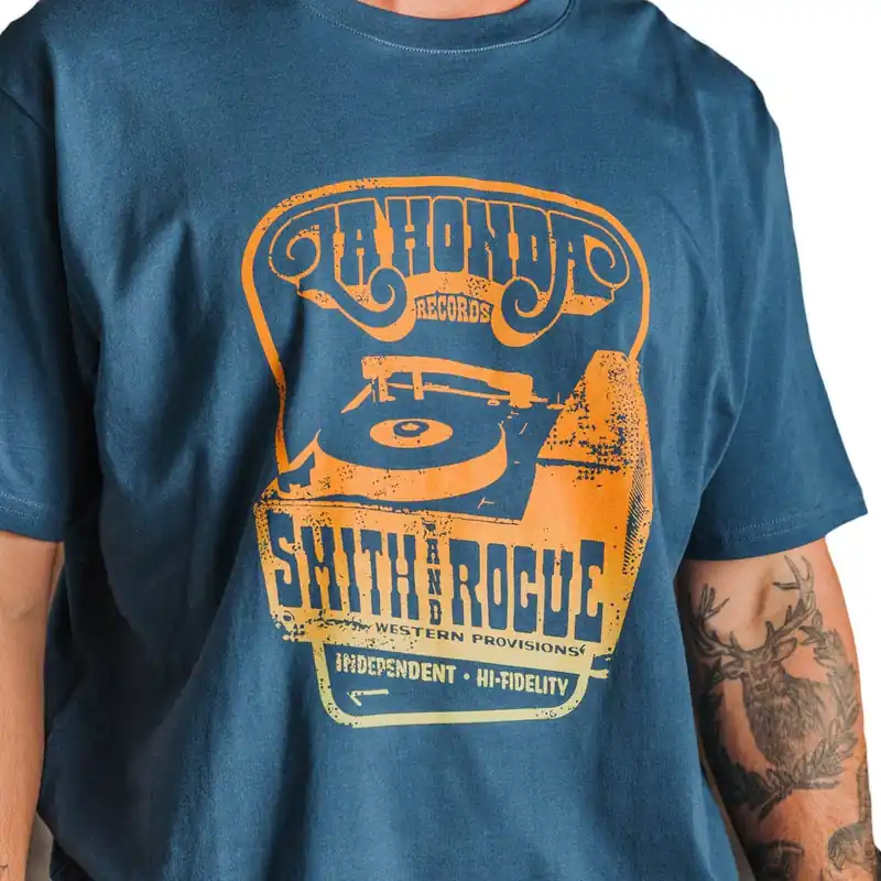 M‘s La Honda SAR Turntable Tee - Titan - S
