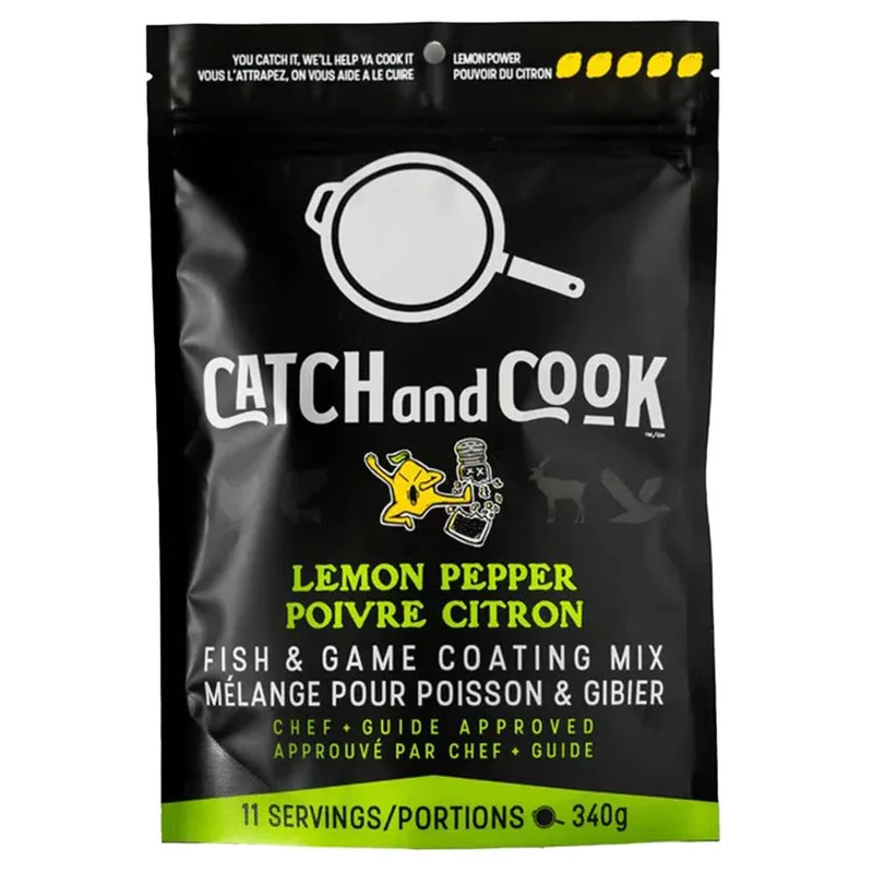 CatchandCook Lemon Pepper Fish & Game Coating Mix