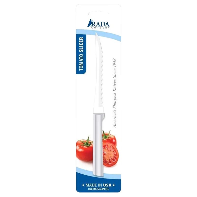 RADA Cutlery Tomato Slicer Silver Handle Knife