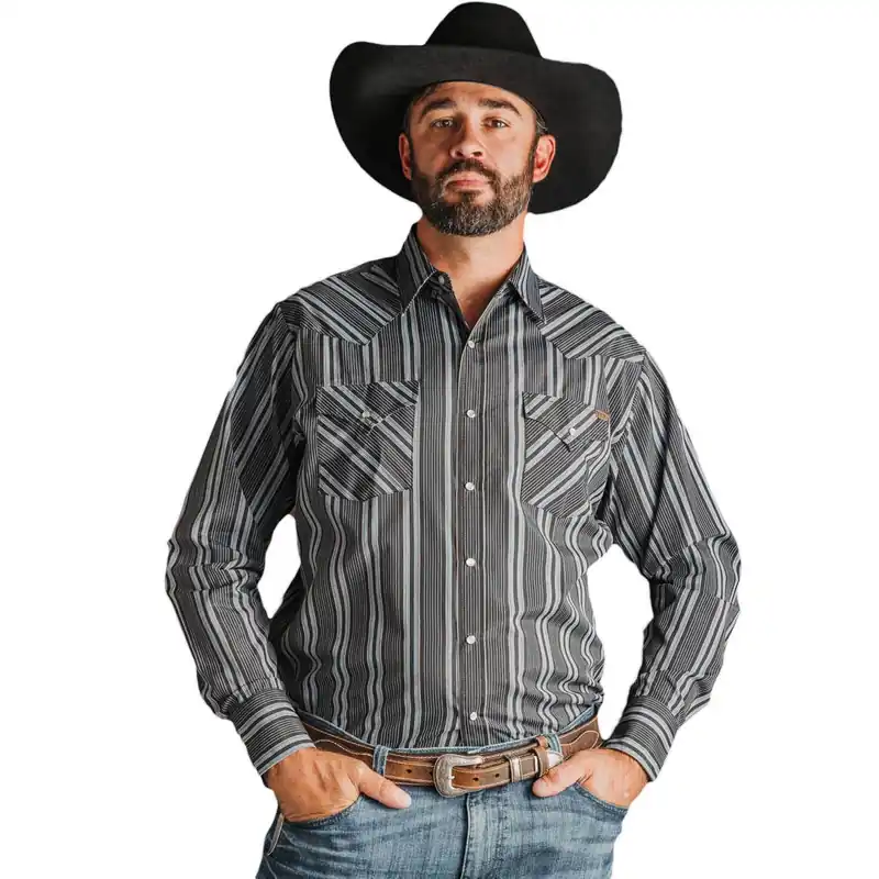 Smith + Rogue Men‘s 777 Plains Stripe Shirt (SR X Ely Cattleman)