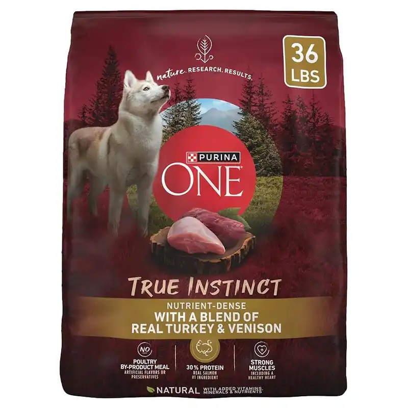 Purina ONE True Instinct with a Blend of Real Turkey & Venison Dog Food
