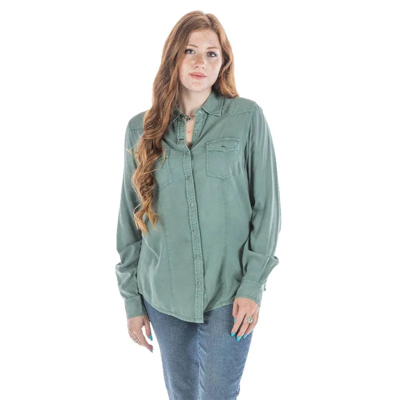 Cotton & Rye Women‘s Brushed Rayon Long Sleeve Shirt