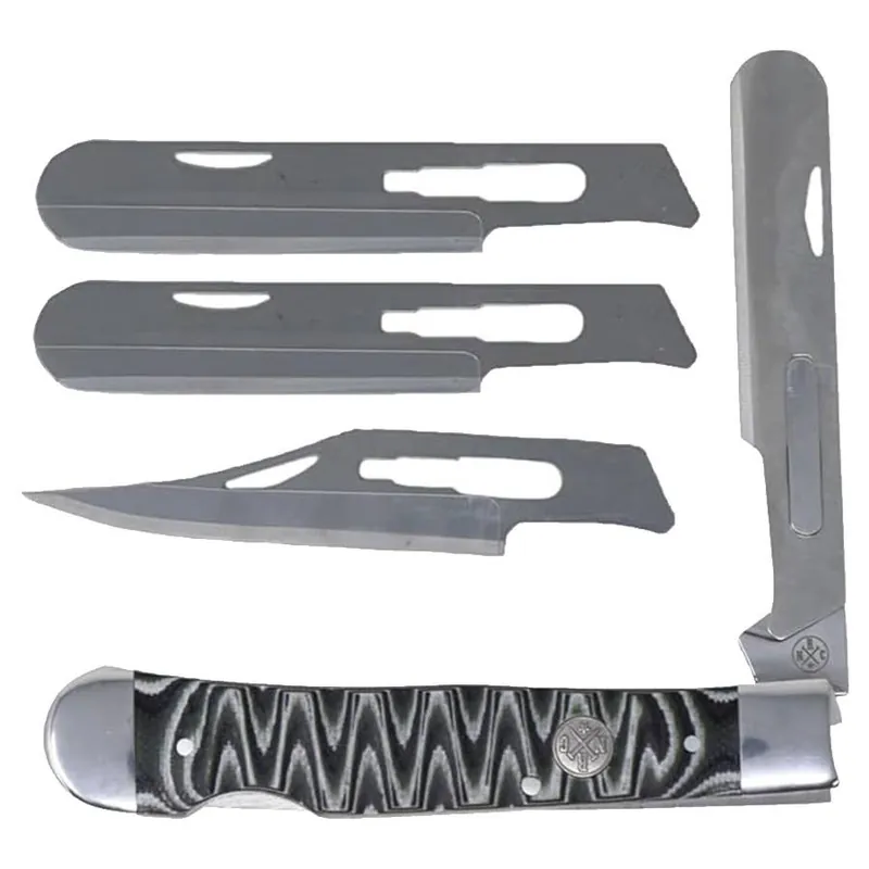 Rusted Nail Product Group Trapper Bullcutter Lockblade Fixed Blade Knife