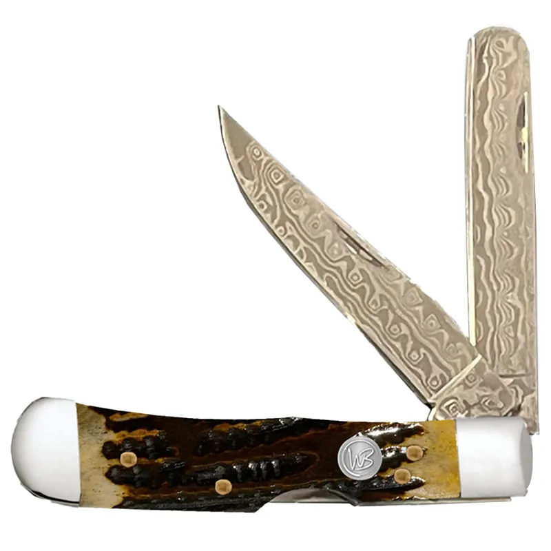Whiskey Bent Trapper Bullcutter Folding Knife