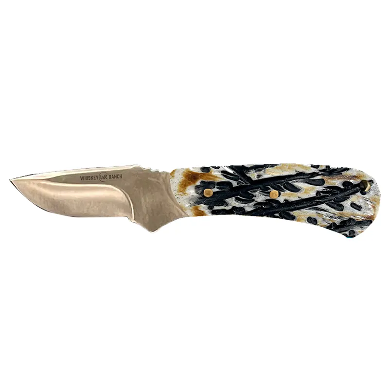Whiskey Ranch Mini Skinner Fixed Blade Knife