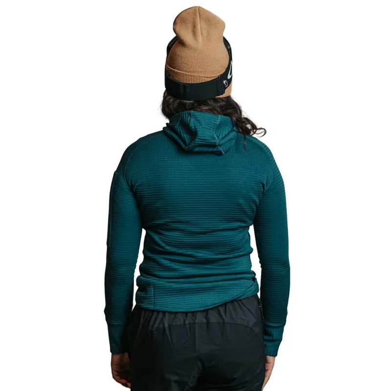 W‘s Skoltec Grid Hoodie - Pacific - XS