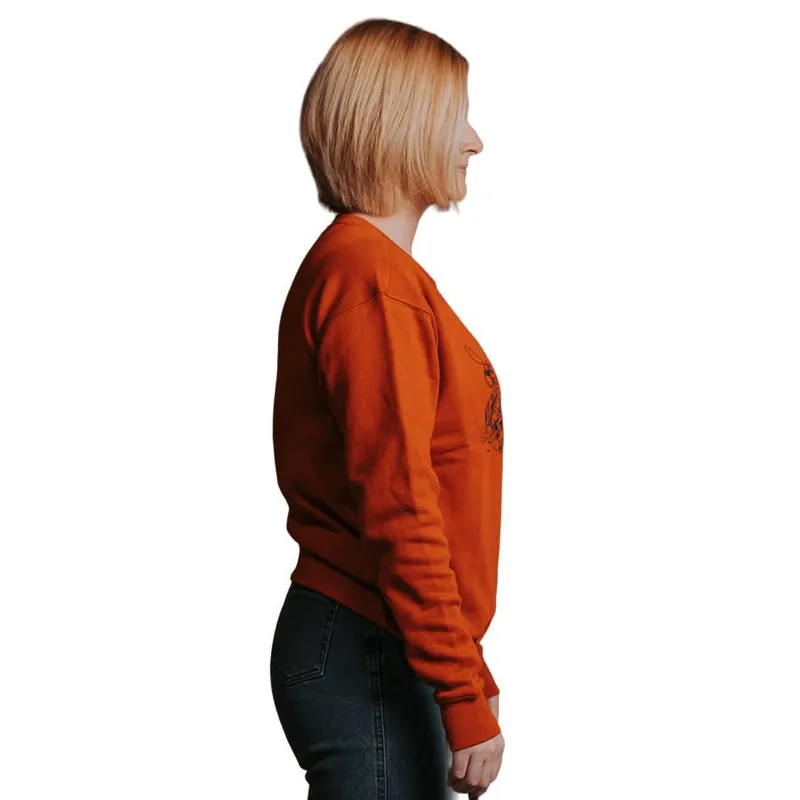 Smith + Rogue Women‘s Team Roping Crew Sweatshirt - Picante - S