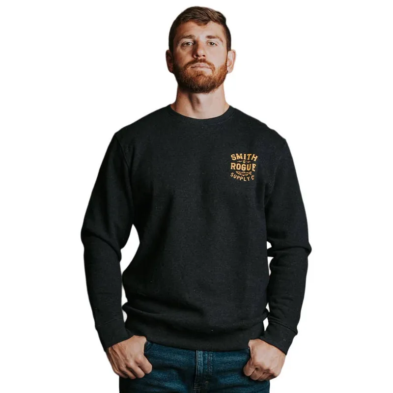 Smith and Rogue Men‘s Trout Badge Crew Sweatshirt