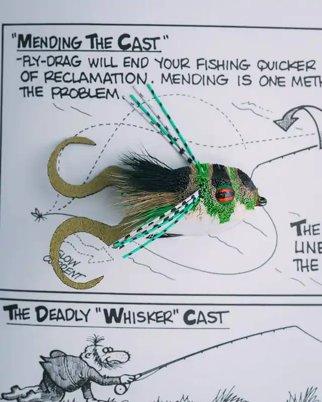 Derek Darst‘s Deer Hair Frog - 1/0 Hook