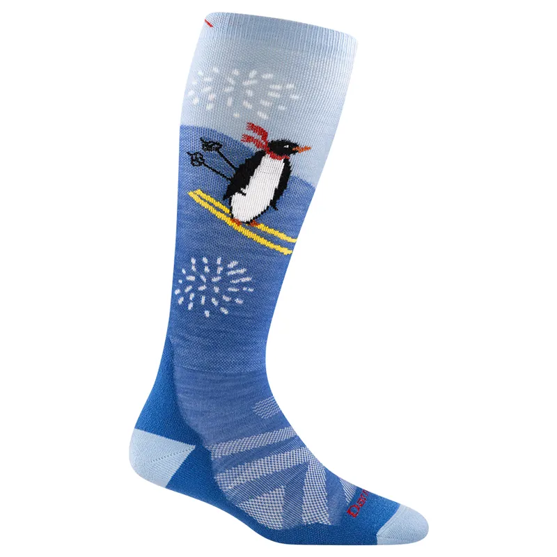 Darn Tough Boy‘s Penguin Peak Over-the-Calf Midweight Ski & Snowboard Socks