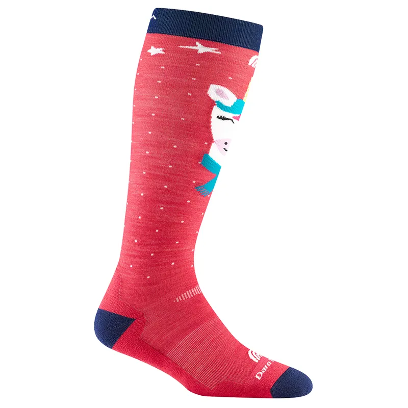 Darn Tough Girl‘s Magic Mountain Over-the-Calf Midweight Ski & Snowboard Socks