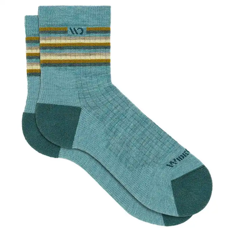 Wide Open Women‘s Multi Stripe Cushioned Micro Crew Socks