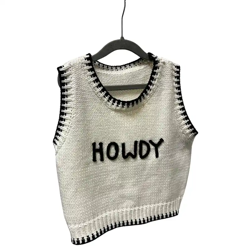 Twisted Filly Girl‘s Toddler Howdy Sweater Vest