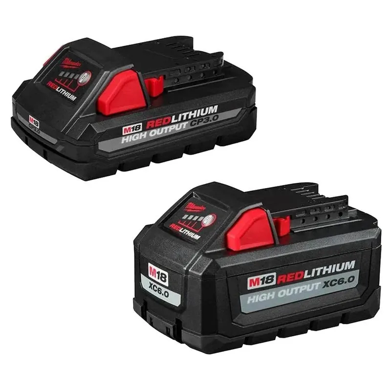 Milwaukee M18 REDLITHIUM High Output CP3.0 and XC6.0 Battery Pack