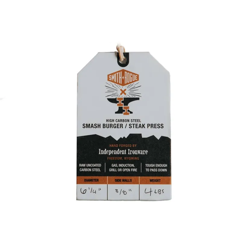 Smith + Rogue SR X Independent Ironware Burger Press