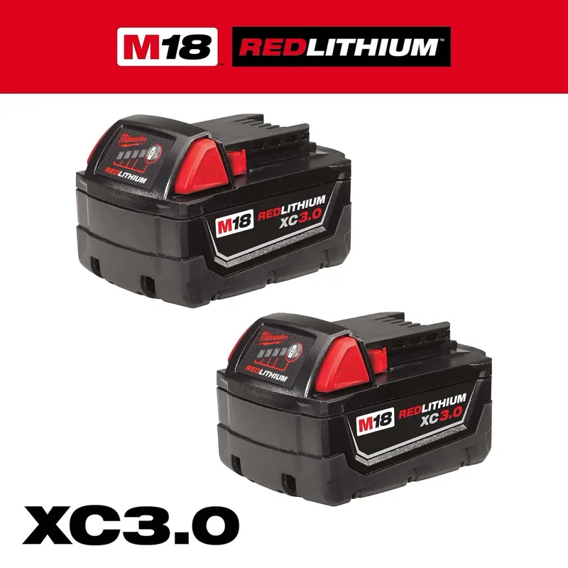 M18 REDLITHIUM XC3.0 Battery 2-Pack