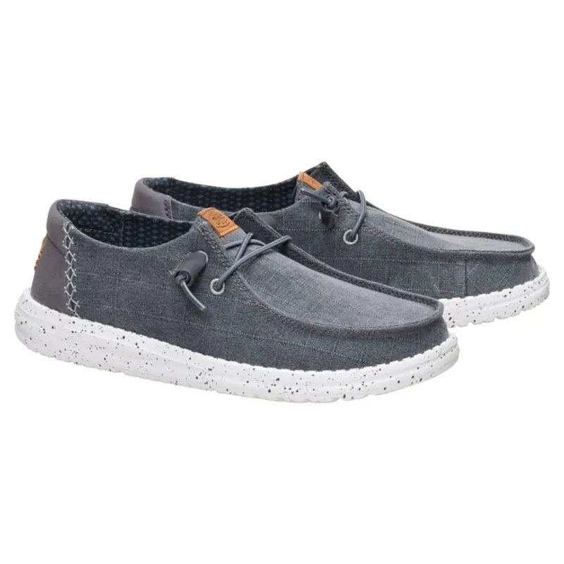 Hey Dude Women‘s Wendy Chambray Grid Shoes