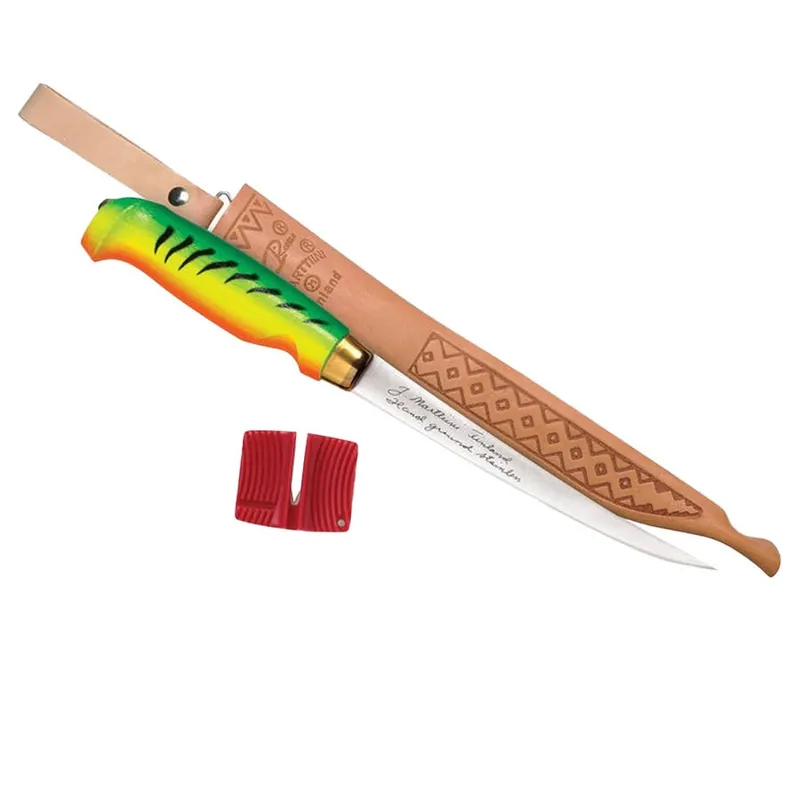 Rapala Fish‘n Fillet Knife with Single-Stage Sharpener & Sheath
