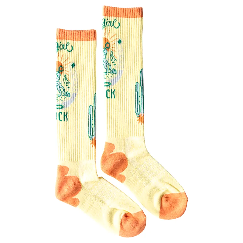 Lucky Chuck Women‘s Desert Spirit Cowgirl Performance Boot Socks