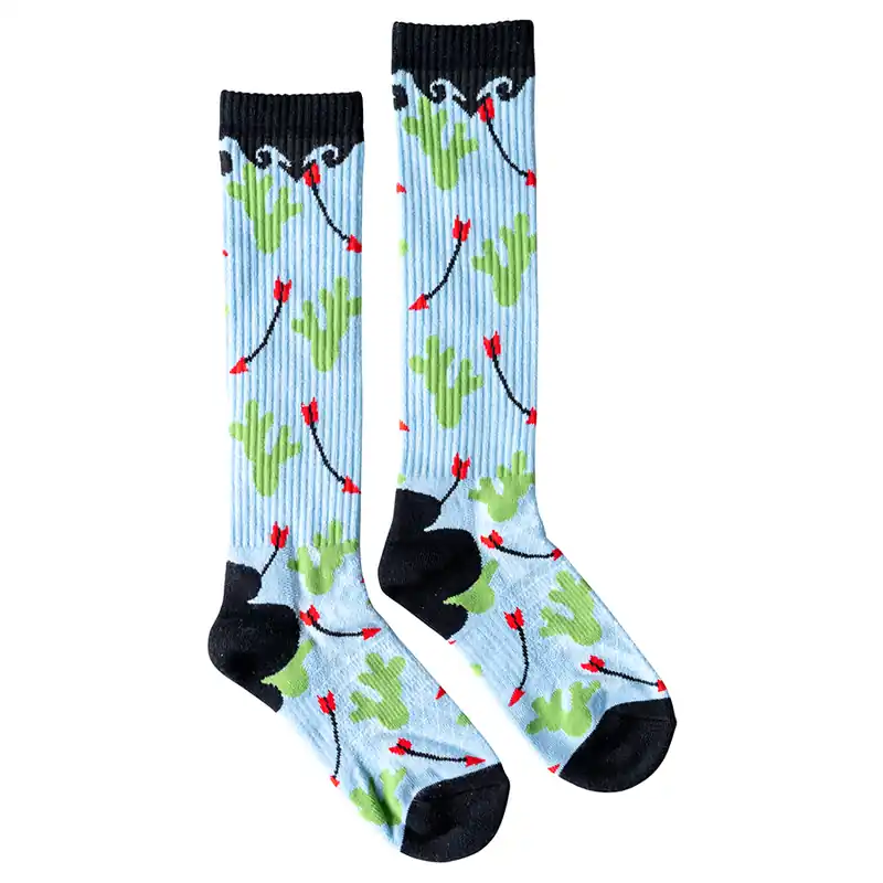 Lucky Chuck Women‘s Cowboy Compass Performance Boot Socks