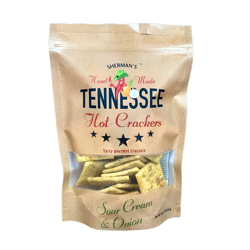 Sherman‘s Tennessee Hot Crackers Sour Cream & Onion Snack Crackers