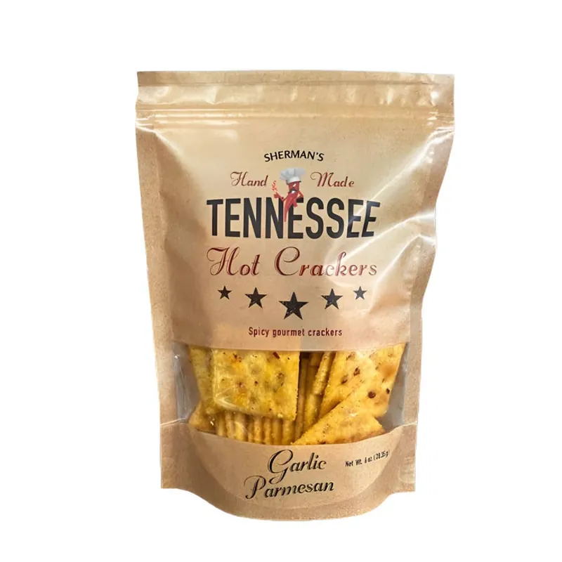 Sherman‘s Tennessee Hot Crackers Garlic Parmesan Snack Crackers
