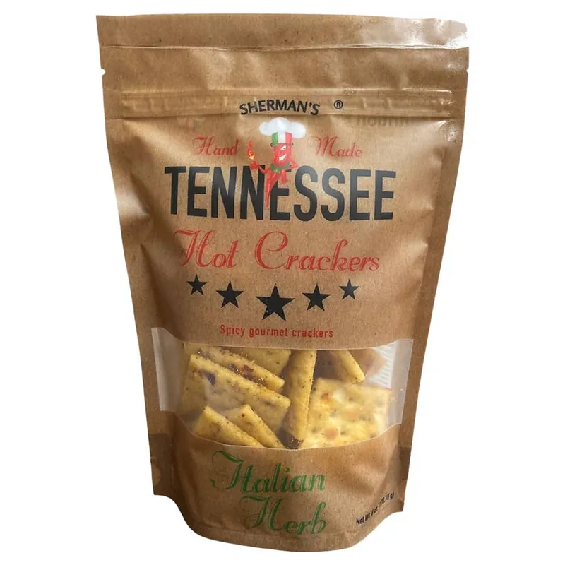 Sherman‘s Tennessee Hot Crackers Italian Herb Snack Crackers