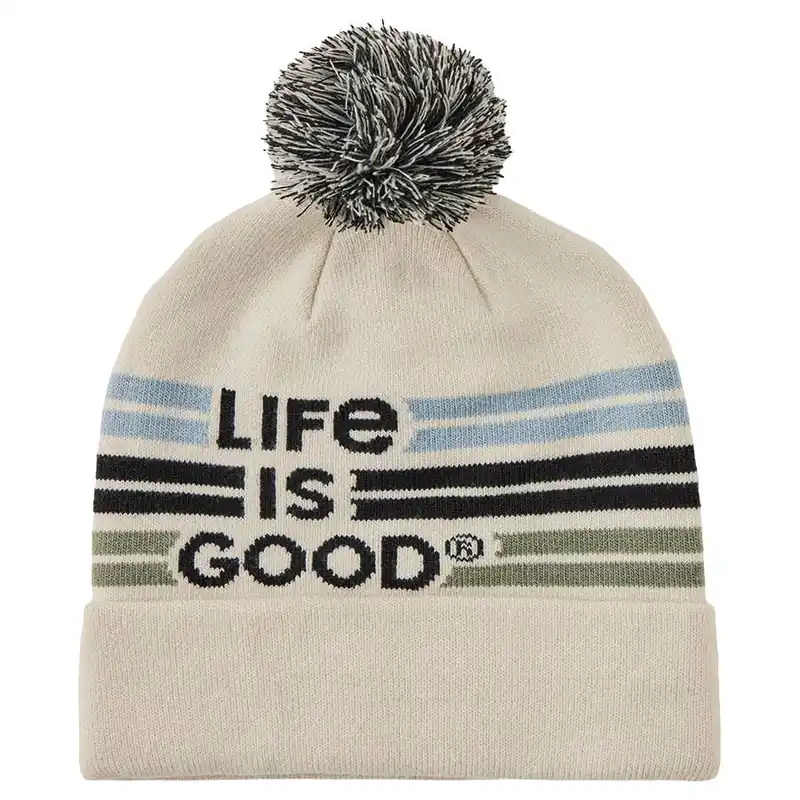 Life is Good Unisex Stripe LIG So Chill Beanie