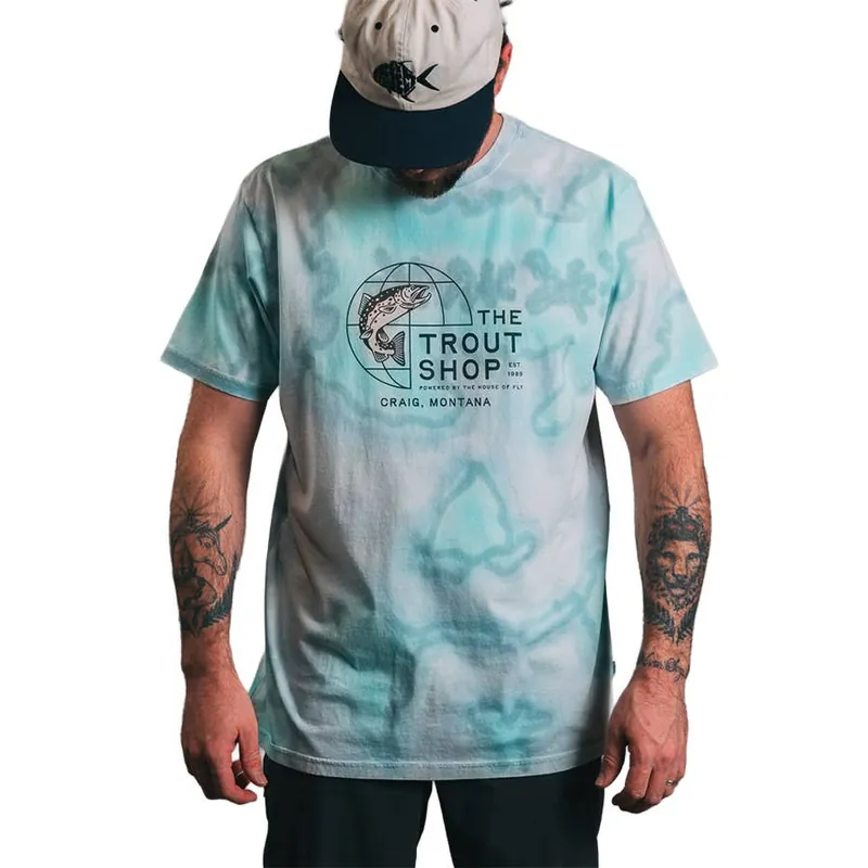 Fly Project Men‘s Trout Shop Tie Dye Tee