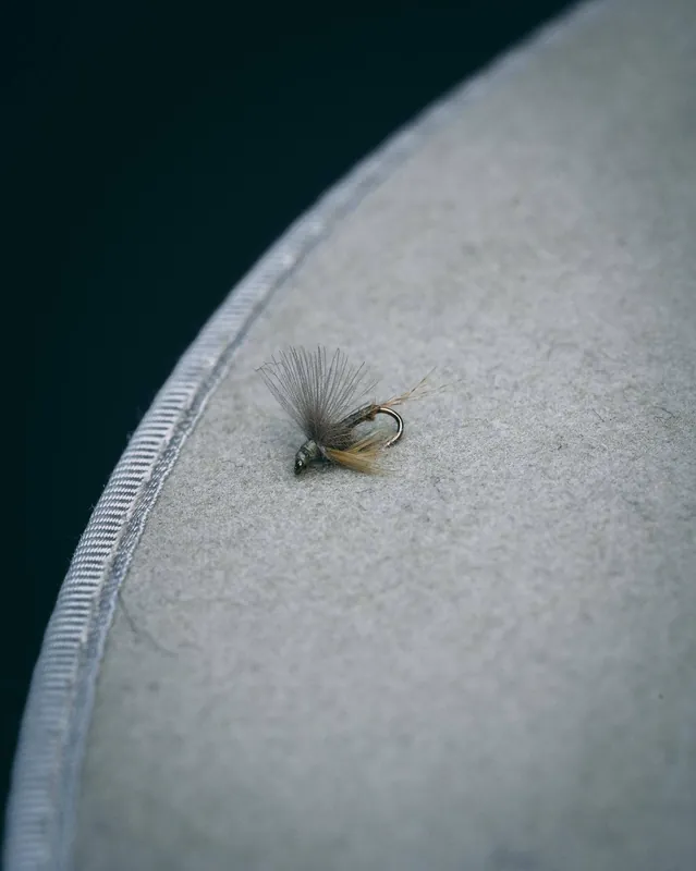 Rene Harrop‘s Gray Olive Biot Emerger