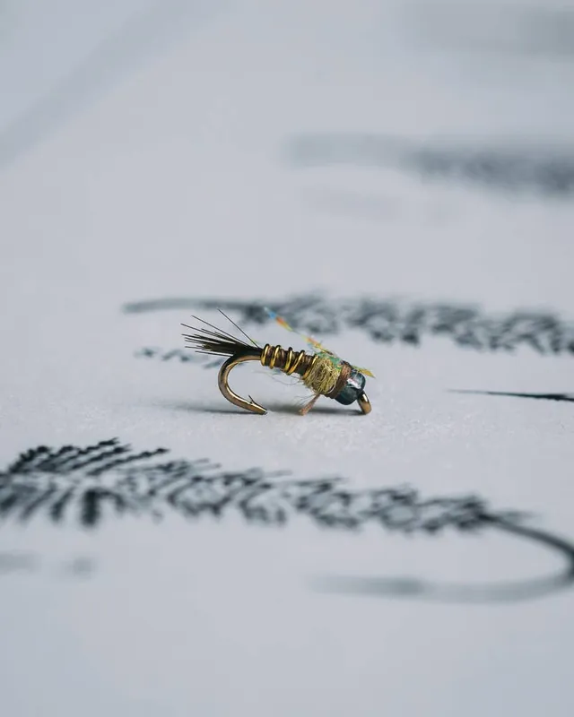 Hogan Brown‘s Military Mayfly Nymph