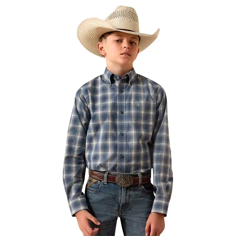 Ariat Boy‘s Pro Series Scottie Long Sleeve Shirt
