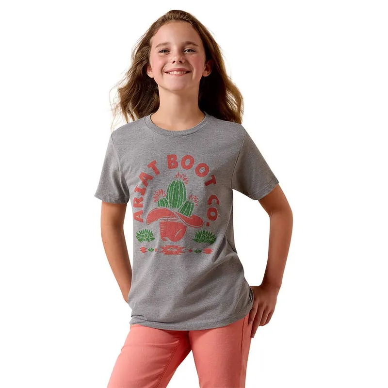 Ariat Girl‘s Cactus Hat T-Shirt