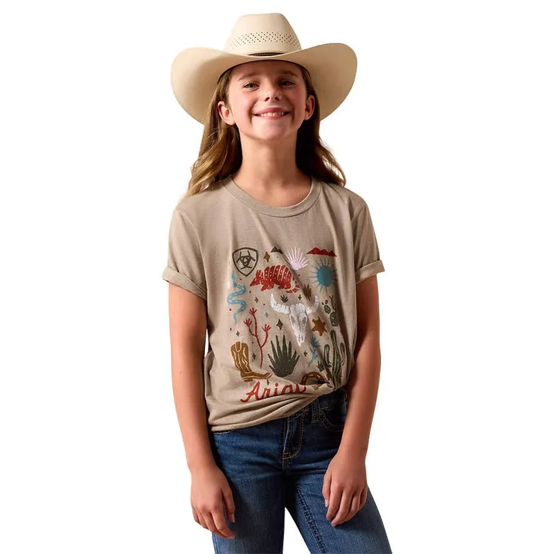 Ariat Girl‘s Western Collage T-Shirt