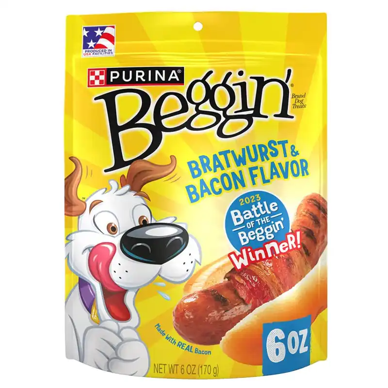 Purina Beggin‘ Bratwurst & Bacon Flavor Dog Treats