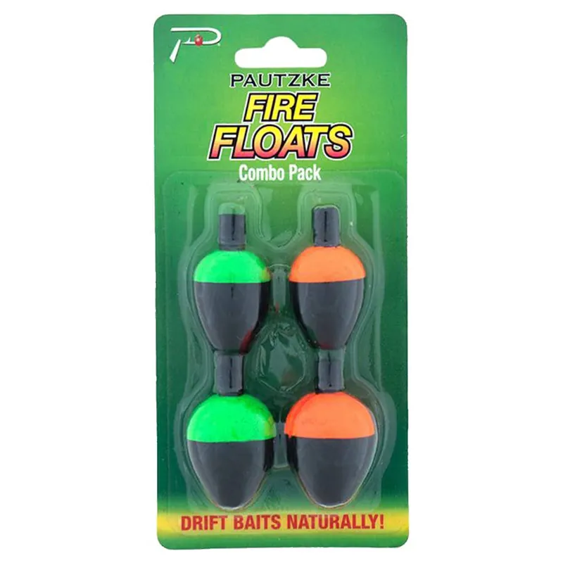 Pautzke Fire Floats Two Size Combo Trout Fishing Floats