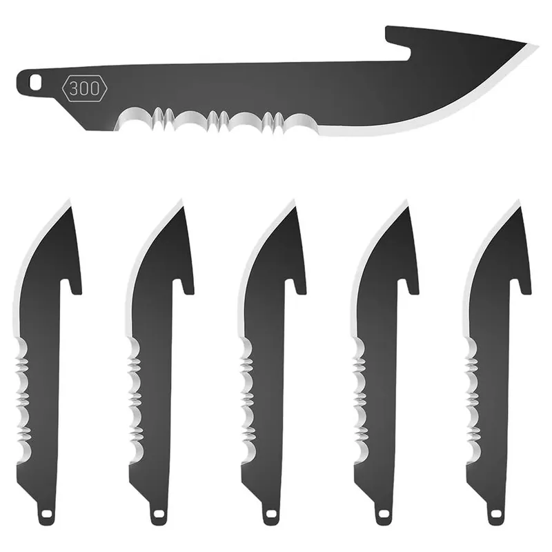Outdoor Edge RazorSafe 3.0" Drop-Point Replacement Blades