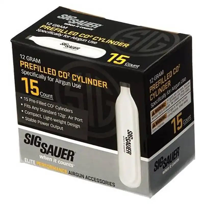 Sig Sauer 12 Gram Prefilled CO2 Cylinder