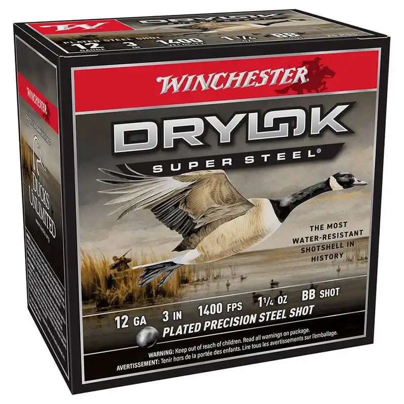 Winchester 12 ga Drylock Super Steel Magnum Shotgun Ammunition
