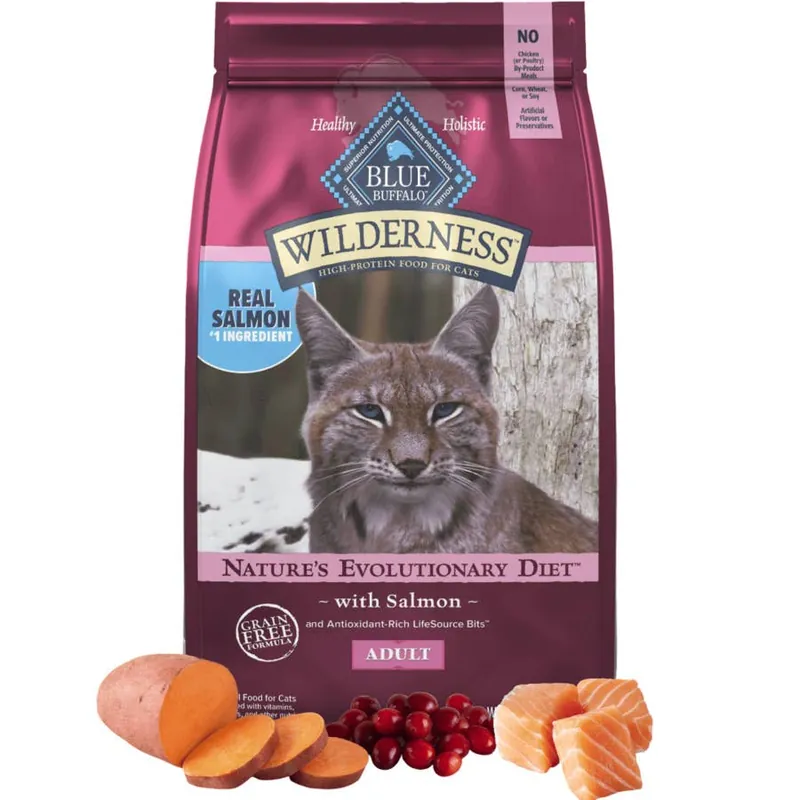 Blue Buffalo Blue Wilderness Salmon Recipe Cat Food