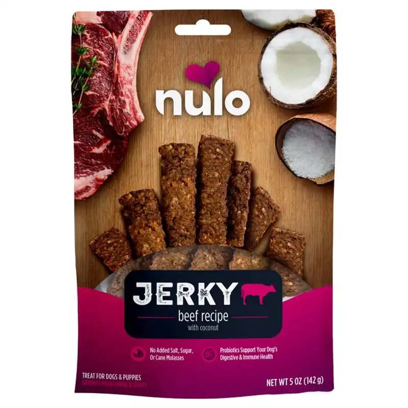 Nulo Grain Free Beef & Coconut Jerky Dog Treat