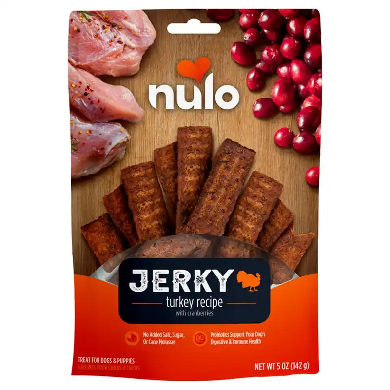 Nulo Grain Free Turkey & Cranberry Jerky Dog Treat
