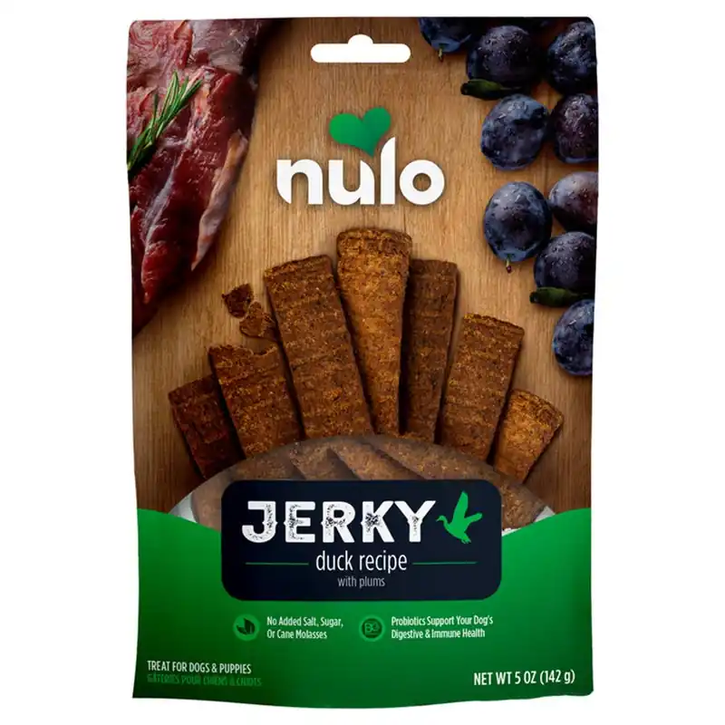 Nulo Grain Free Duck & Plum Jerky Dog Treat