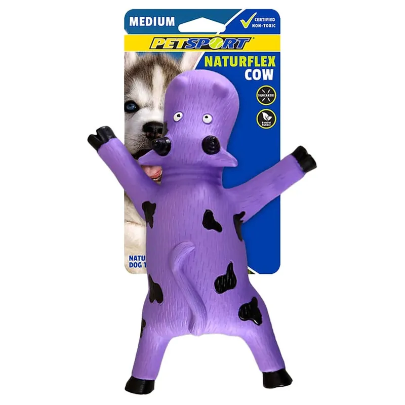 Petsport Naturflex Cow Dog Toy