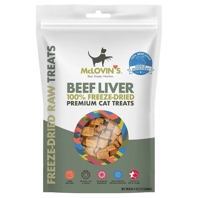McLovin‘s Freeze Dried Beef Liver Cat Treats