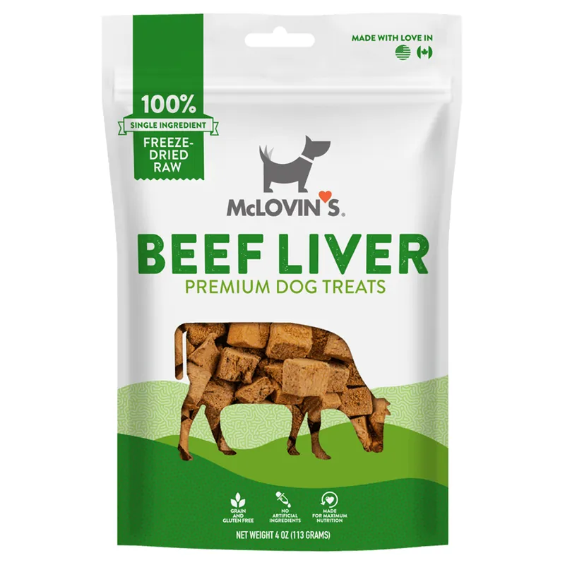 McLovin‘s Freeze Dried Beef Liver Dog Treats