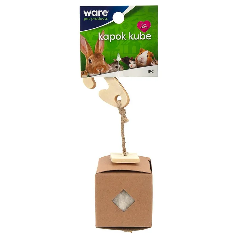 Ware Kapok Kube Small Animal Chew Toy